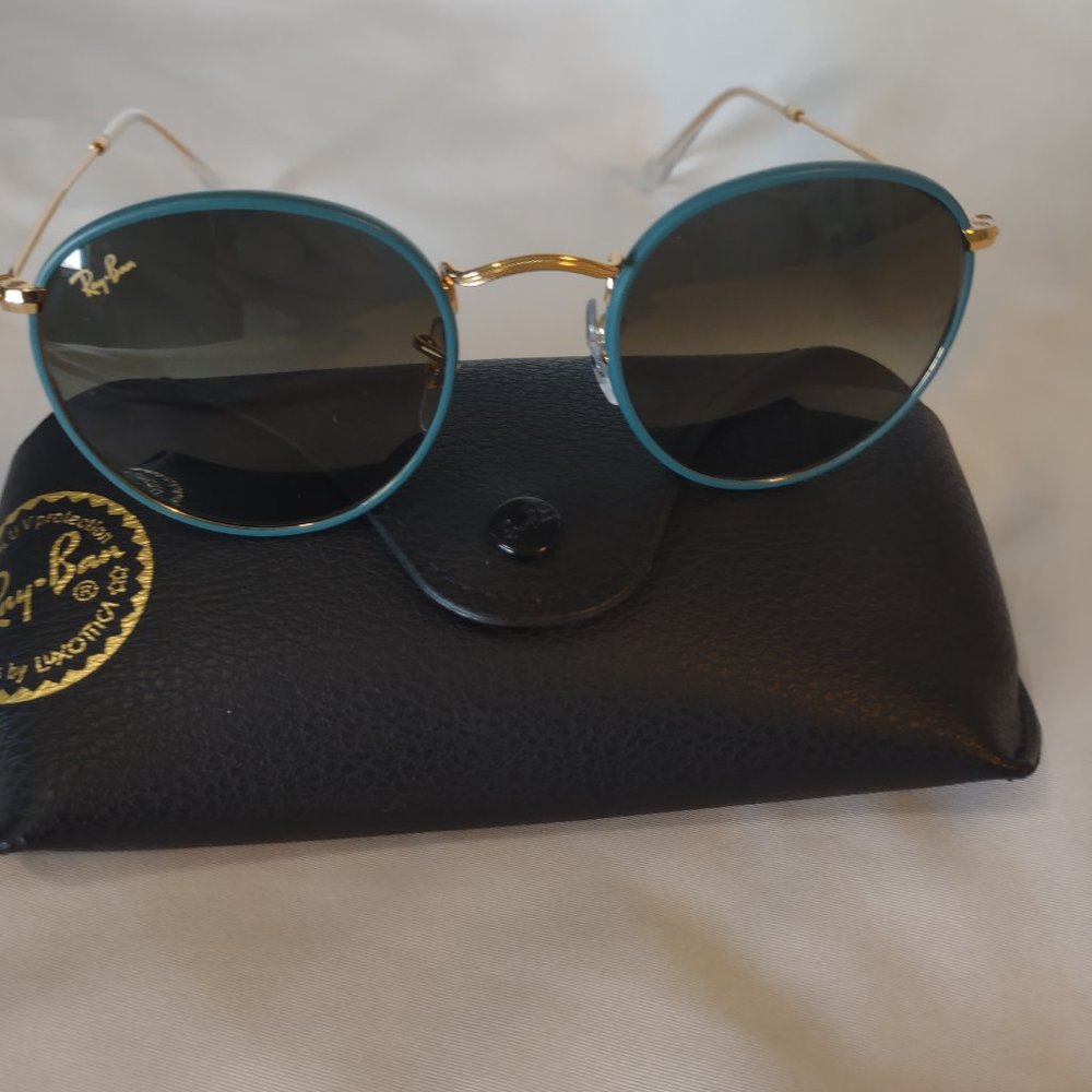 Ray-Ban Round Blue/Green BRAND NEW